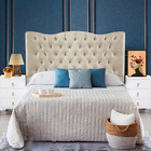 Cabeceira De Casal Para Cama Box Padrão Estofada Capitone 140