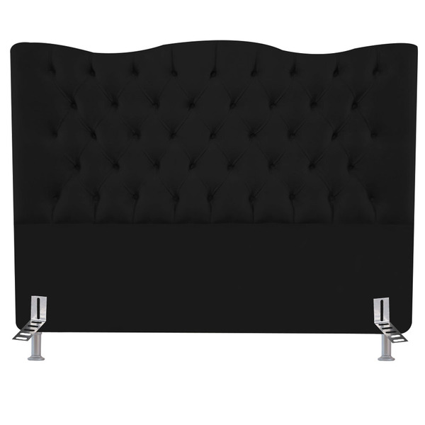 Cabeceira De Casal Para Cama Box Padrão Estofada Capitone 140