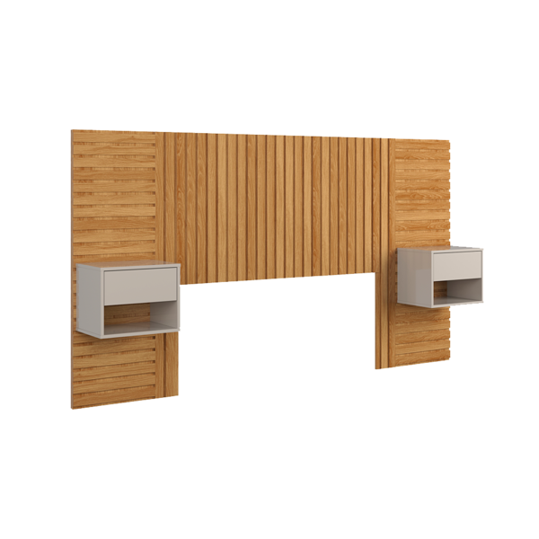 Cabeceira De Casal Ripada León Freijó Off White