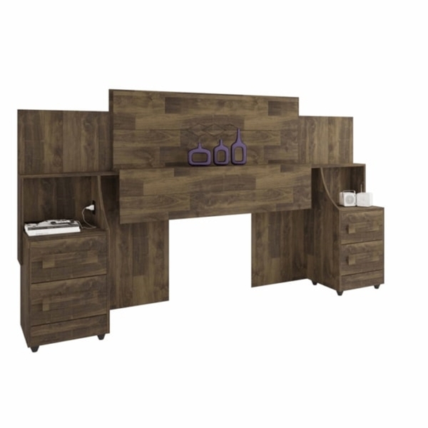 Cabeceira De Casal Síria Amadeirado - Rv Móveis