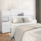 Cabeceira De Casal Síria Branco - Rv Móveis