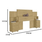 Cabeceira De Casal Síria Cinamomo – Rv Móveis