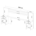 Cabeceira De Casal Triunfo Imbuia Touch Demóbile