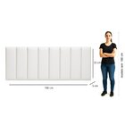 Cabeceira De Couro Legítimo Suspensa Cama Queen Evoa Yescasa