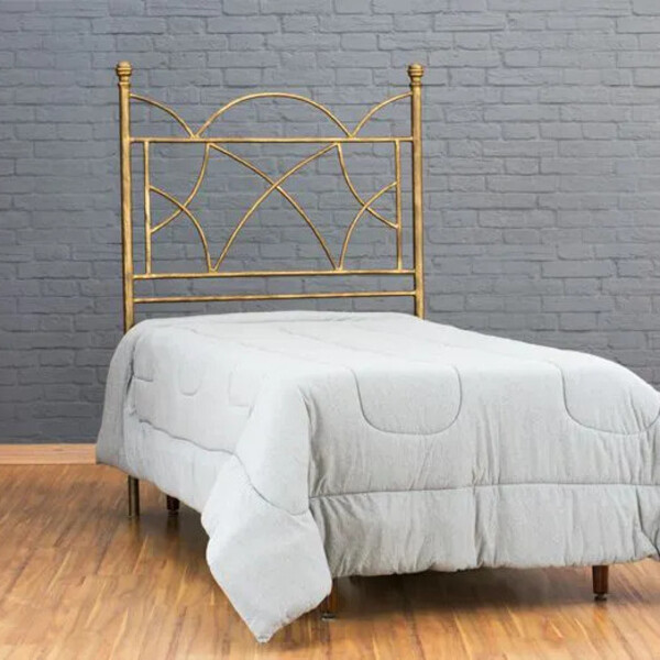 Cabeceira De Ferro Arábia Solteiro (fixação Na Parede)