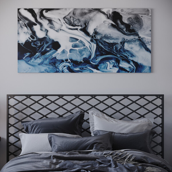 Cabeceira De Ferro Industrial Xis 160x115 Casal Comum - Preto