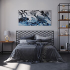 Cabeceira De Ferro Industrial Xis 180x115 Queen - Preto