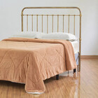 Cabeceira De Ferro Patente Queen Size Ouro Envelhecido (fixaç