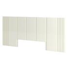 Cabeceira De Madeira Casal 300cm 100% Mdf Tw185 Off White