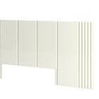 Cabeceira De Madeira Casal 300cm 100% Mdf Tw185 Off White