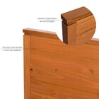 Cabeceira De Madeira Maciça King Madma Garapa