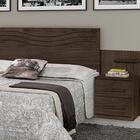 Cabeceira De Madeira Para Box Casal E Queen Com 2 Mesas De Ap