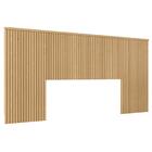 Cabeceira De Madeira Para Cama Box Casal E Queen 241cm Palmei