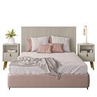 Cabeceira De Madeira Ripada Cama Box Casal 140 Cm Angelina L0