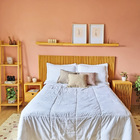 Cabeceira De Madeira Ripada Mauá Casal/queen Natural Selada -