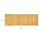 Cabeceira De Madeira Ripada Mauá Casal/queen Natural Selada -