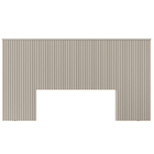 Cabeceira De Madeira Ripada Para Cama De Casal 240 Cm Celine