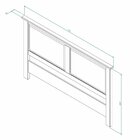 Cabeceira De Mdf Para Cama Queen - Olivia Branco