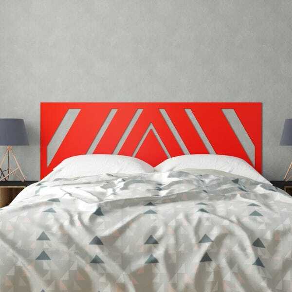 Cabeceira De Parede Casal Mdf Para Cama Box Triangulo Verlh