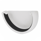 Cabeceira de Pvc para Calha Branco Odem