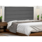 Cabeceira De Queen 160 Cm Italy Suede Cinza - Nexta Casa