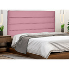 Cabeceira De Queen 160 Cm Italy Veludo Rosa - Nexta Casa