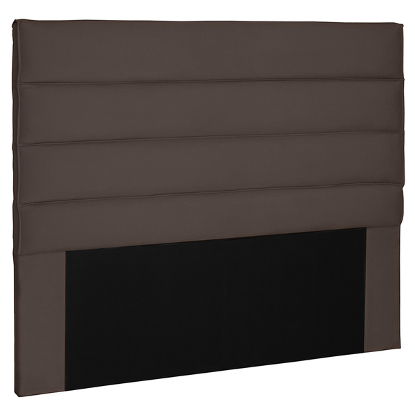 Cabeceira De Solteiro 90 Cm Italy Suede Marrom - Nexta Casa