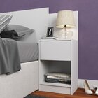 Cabeceira De Solteiro Altesa 1 Gaveta E 1 Nicho Branco