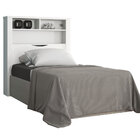 Cabeceira De Solteiro Com Baú Invicta Branco