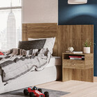 Cabeceira De Solteiro Rimo Setiba Com Mesa De Cabeceira