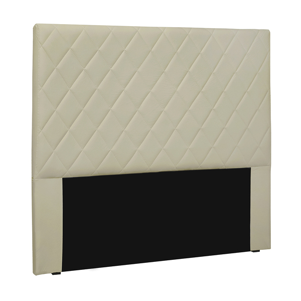 Cabeceira Decorativa 1 40m Baelon Pu Marfim G63 - Gran Belo