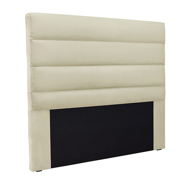 Cabeceira Decorativa 1 40m Guess Veludo Bege G63 - Gran Belo