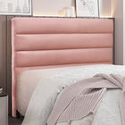 Cabeceira Decorativa 1 40m Guess Veludo Rosa G63 - Gran Belo