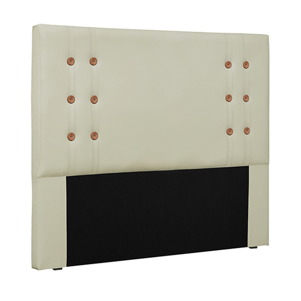 Cabeceira Decorativa 1 40m Kors Pu Marfim G63 - Gran Belo