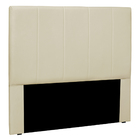 Cabeceira Decorativa Casal 1 40m Erza Veludo Bege G63 - Gran