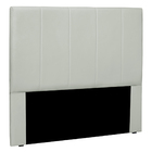 Cabeceira Decorativa Casal 1 40m Erza Veludo Prata G63 - Gran