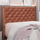 Cabeceira Decorativa Casal 1 40m Tàzio Veludo Cobre G63 - Gra