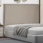 Cabeceira Decorativa Casal 1 40m Trento Suede Bege G63 - Gran