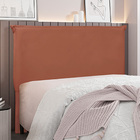 Cabeceira Decorativa Casal 1 40m Trento Veludo Cobre G63 - Gr