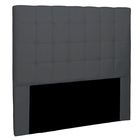 Cabeceira Decorativa Casal 1 40m Tropea Suede Cinza G63 - Gra