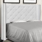 Cabeceira Decorativa Casal 1 64m Loewe Pu Branco G63 - Gran B