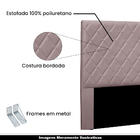 Cabeceira Decorativa King Size 1 95m Baelon Veludo Lilás G63