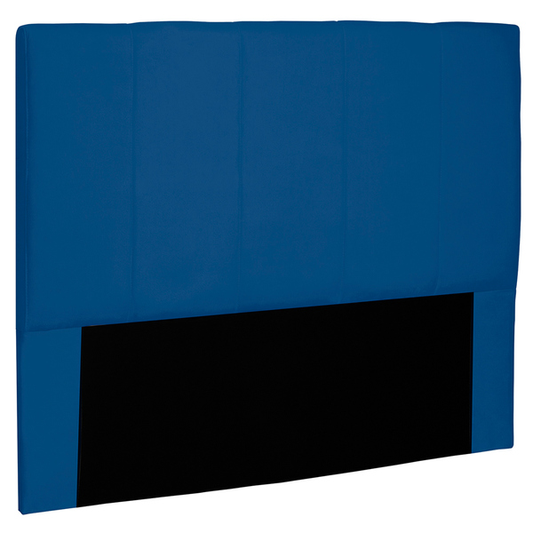 Cabeceira Decorativa King Size 1 95m Erza Suede Azul Marinho