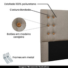 Cabeceira Decorativa King Size 1 95m Kors Linho Areia G63 - G