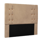 Cabeceira Decorativa King Size 1 95m Kors Suede Bege G63 - Gr