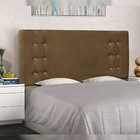 Cabeceira Decorativa King Size 1 95m Kors Suede Caramelo G63