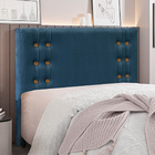 Cabeceira Decorativa King Size 1 95m Kors Veludo Azul Marinho