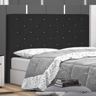 Cabeceira Decorativa King Size 1 95m Tàzio Suede Preto G63 -