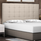 Cabeceira Decorativa King Size 1 95m Tropea Suede Bege G63 -