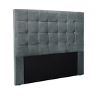 Cabeceira Decorativa King Size 1 95m Tropea Veludo Cinza G63